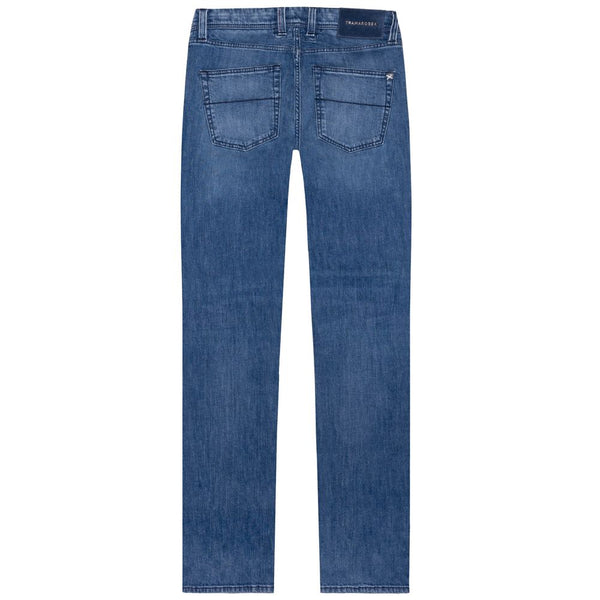 Blue Cotton Jeans & Pant Tramarossa