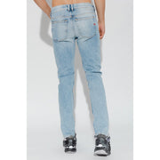 Light Blue Cotton Jeans & Pant Diesel