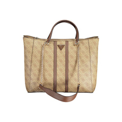 Beige Polyethylene Handbag Guess Jeans