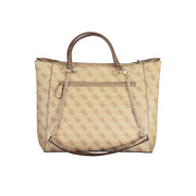 Beige Polyethylene Handbag Guess Jeans