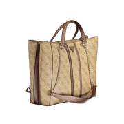 Beige Polyethylene Handbag Guess Jeans