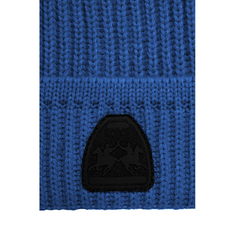 Light Blue Polyester Hats & Cap La Martina