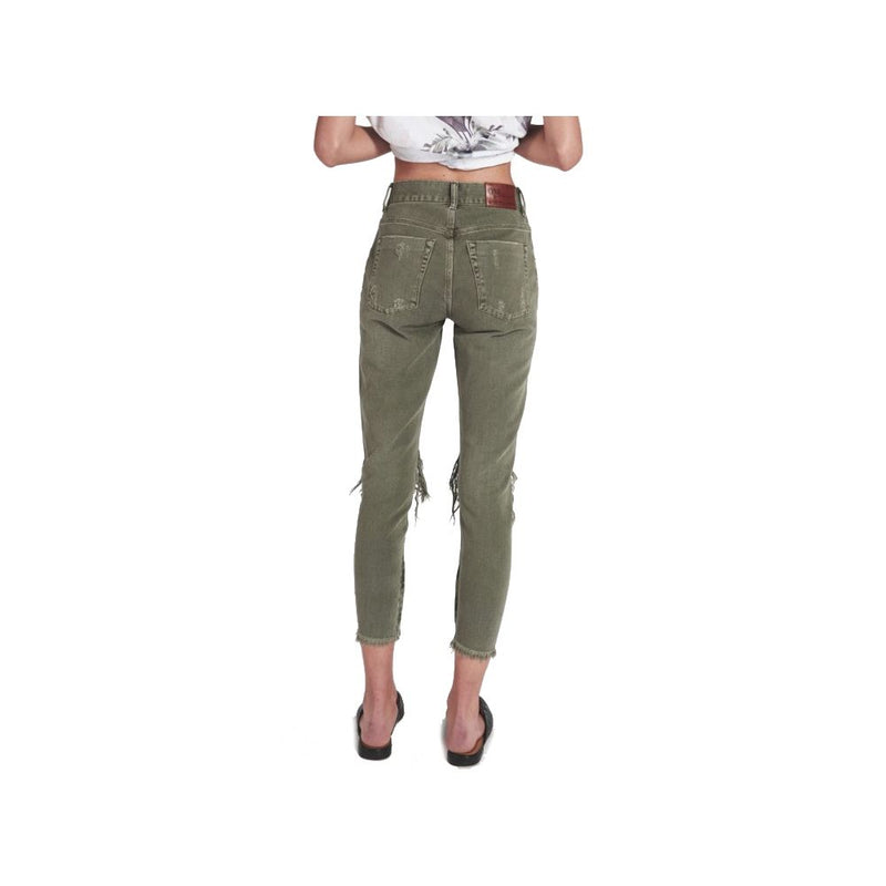 Green Cotton Jeans & Pant One Teaspoon