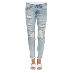 Light Blue Cotton Jeans & Pant One Teaspoon