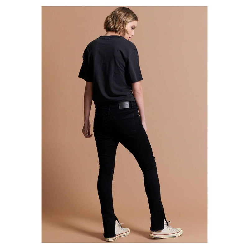 "Black Cotton Women's Skinny Jean" One Teaspoon