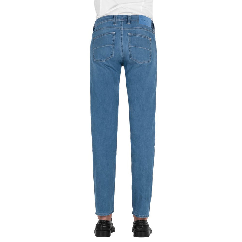 Light Blue Cotton Jeans & Pant Tramarossa