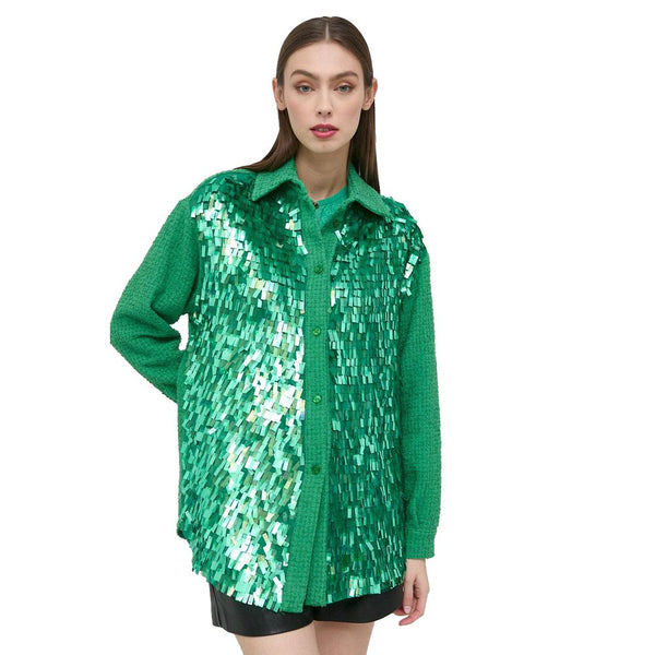 Green Cotton Shirt PINKO