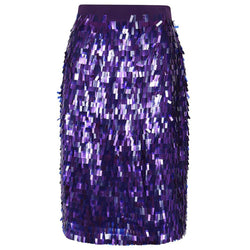 Purple Polyester Skirt PINKO