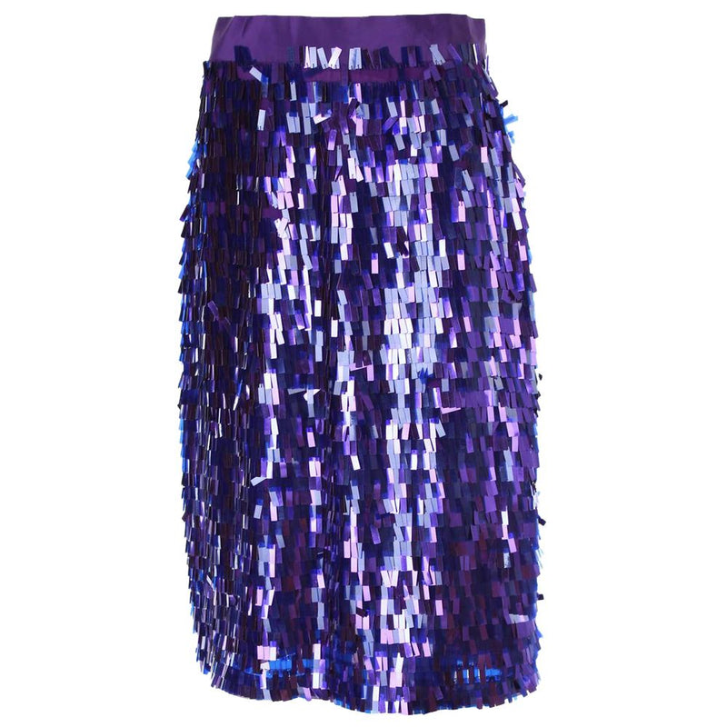 Purple Polyester Skirt PINKO