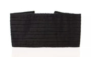 Black Silk Womens Waist Cummerbund Dolce & Gabbana