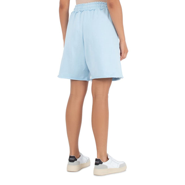 Light Blue Cotton Short Comme Des Fuckdown