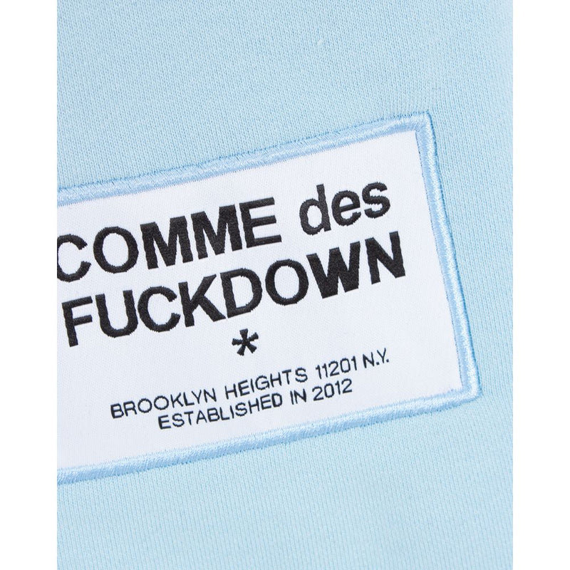 Light Blue Cotton Short Comme Des Fuckdown