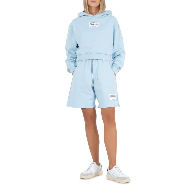 Light Blue Cotton Short Comme Des Fuckdown