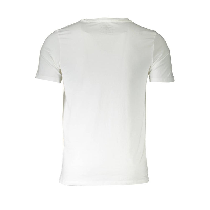 White Cotton T-Shirt Aeronautica Militare