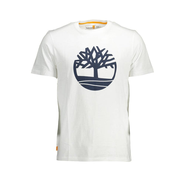 White Cotton Men TShirt Timberland