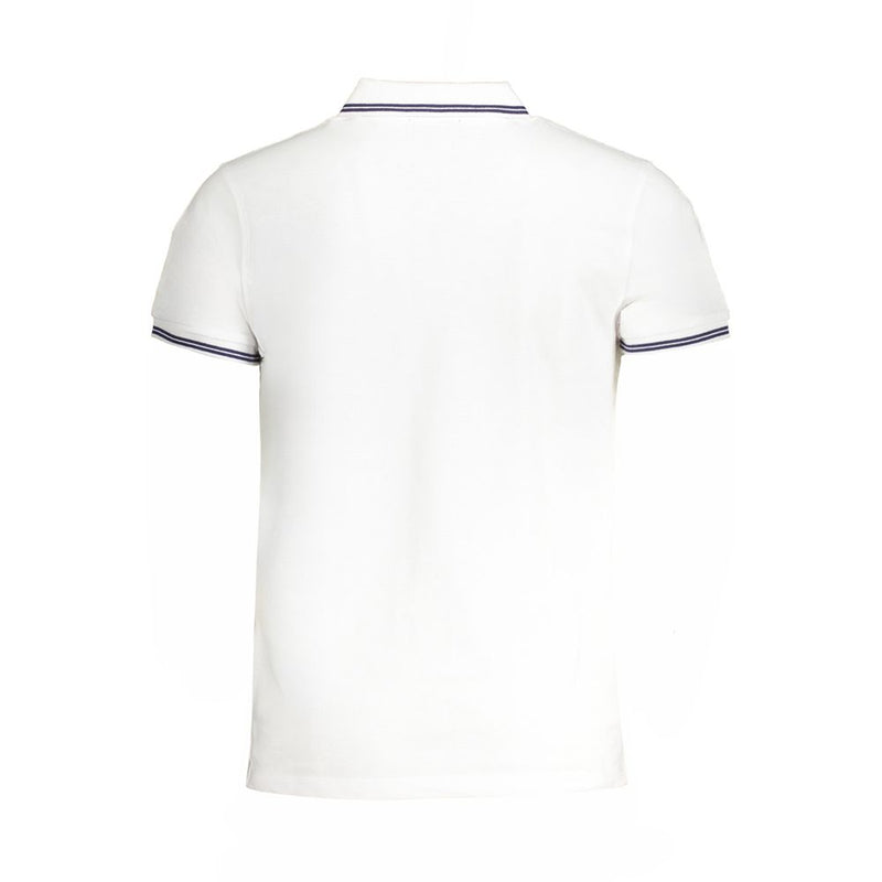 White Cotton Polo Shirt Cavalli Class