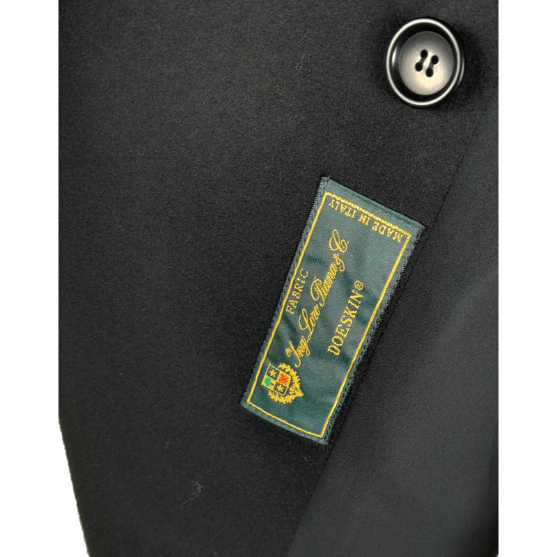 Black Wool Vergine Suits & Blazer Made in Italy