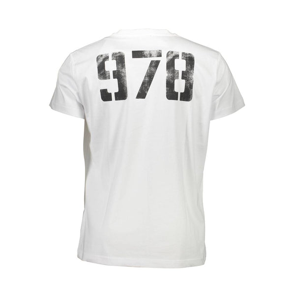 White Cotton Men T-Shirt Diesel