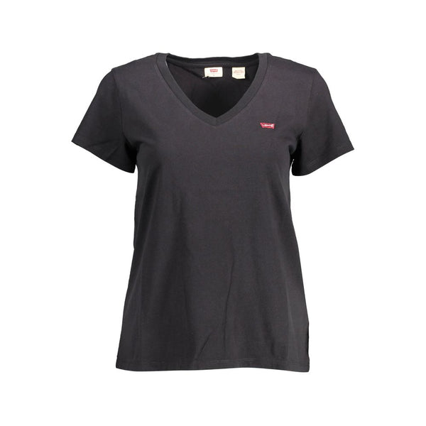 Black Cotton Women Top Levi's