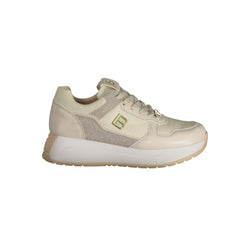 Beige Polyester Sneaker Laura Biagiotti