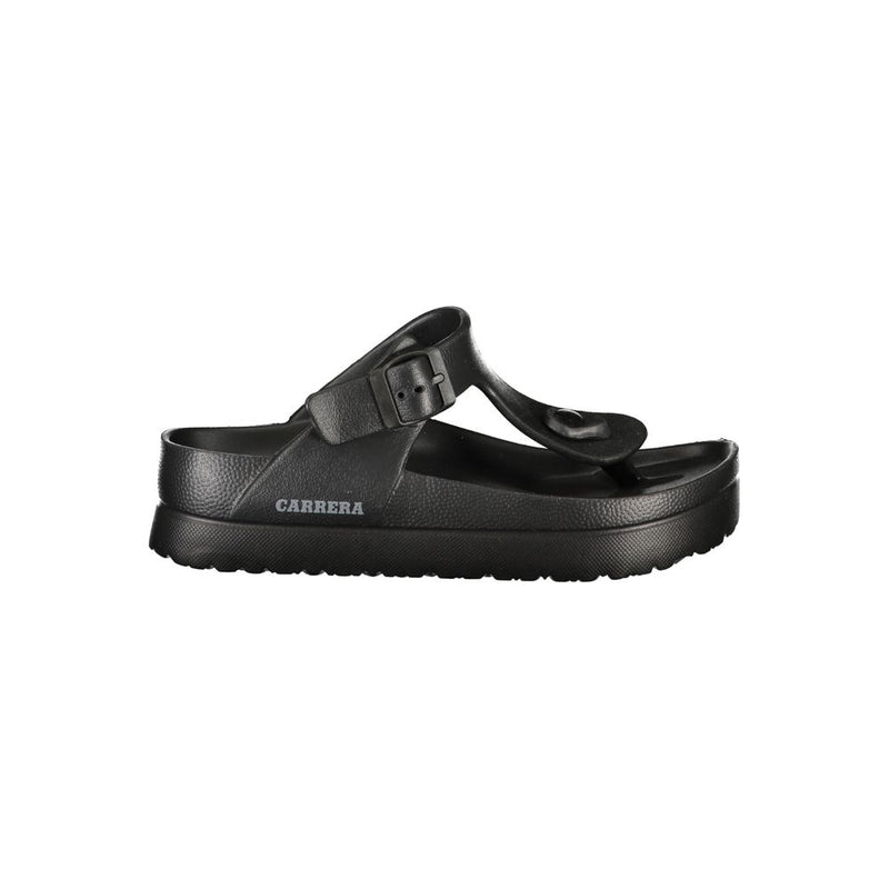 Black Polyethylene Sandal Carrera