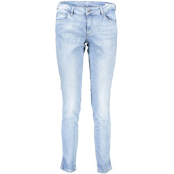 Light Blue Cotton Women Jeans Guess Jeans