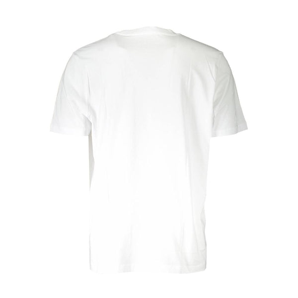 White Cotton Men T-Shirt Diesel