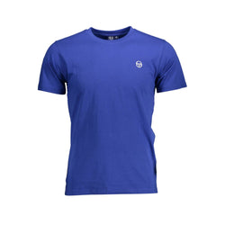 Blue Cotton T-Shirt Sergio Tacchini