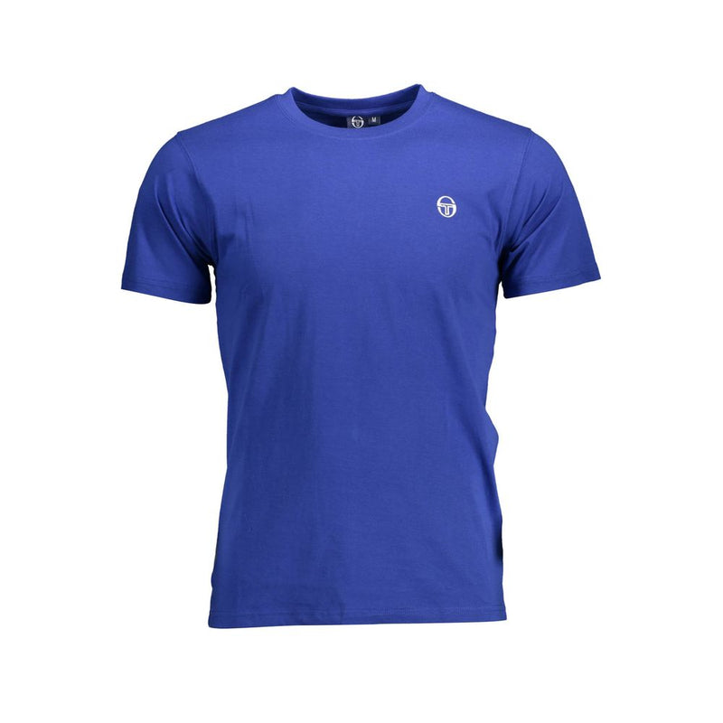 Blue Cotton T-Shirt Sergio Tacchini