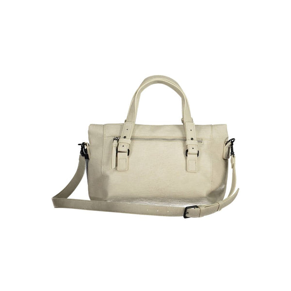 White Polyethylene Women Handbag Desigual