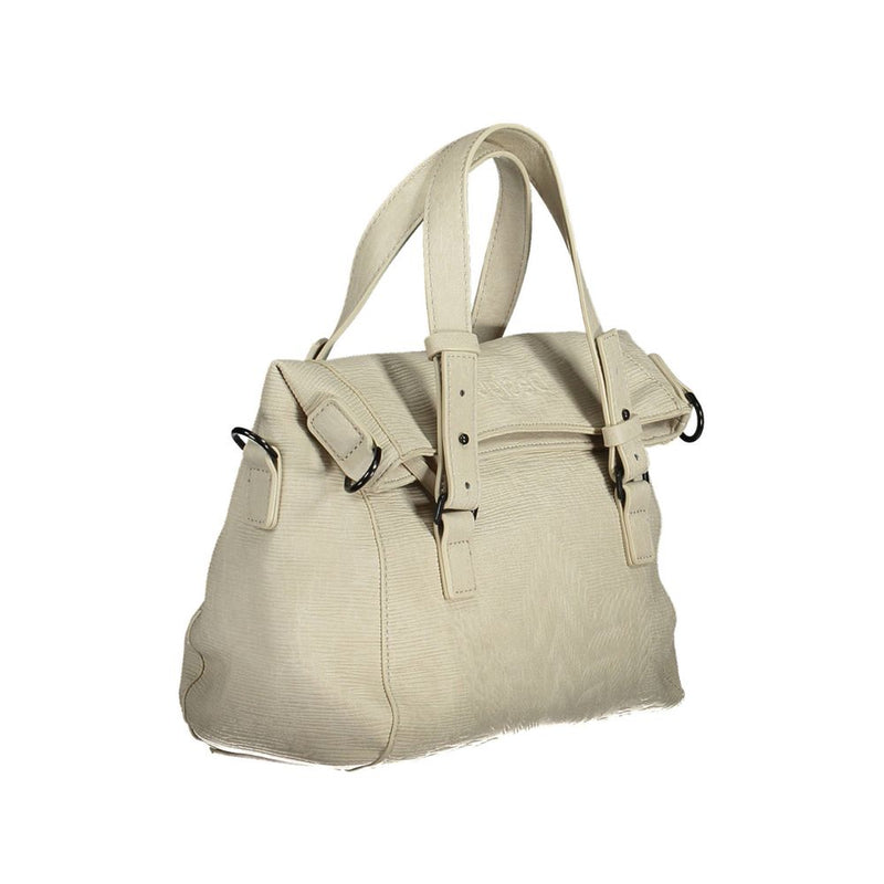 White Polyethylene Women Handbag Desigual