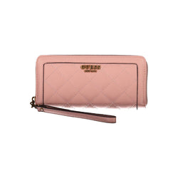 Pink Polyethylene Women Wallet Guess Jeans