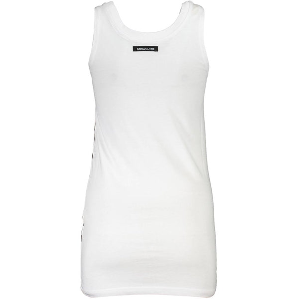 White Cotton Women Top Cavalli Class