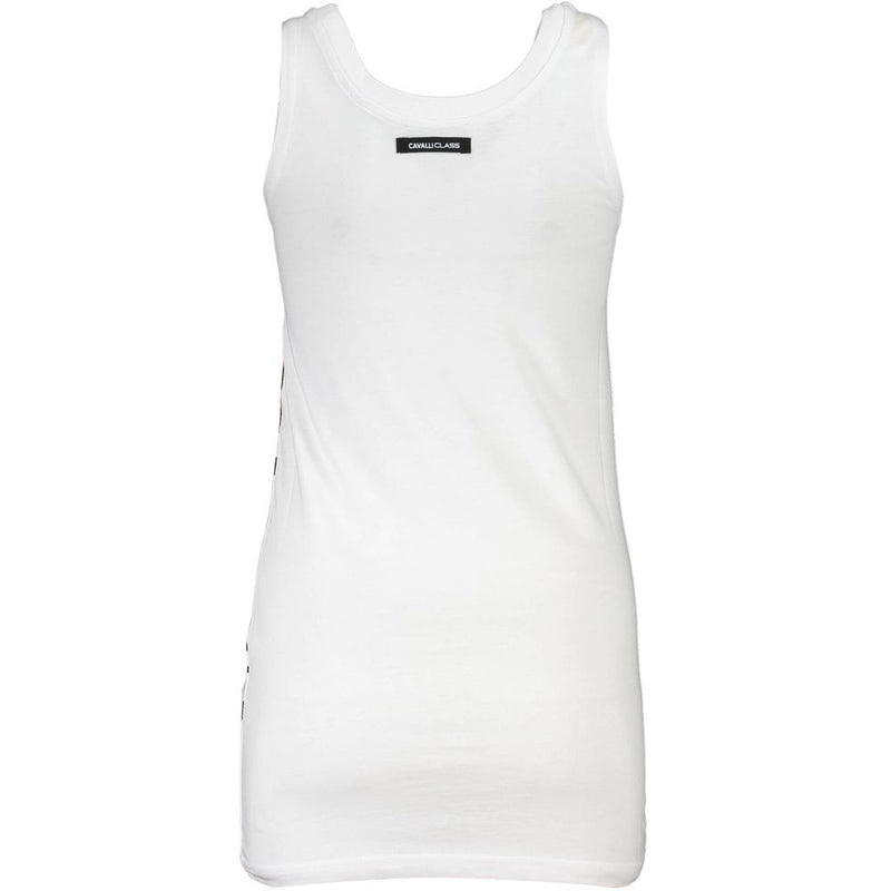 White Cotton Women Top Cavalli Class