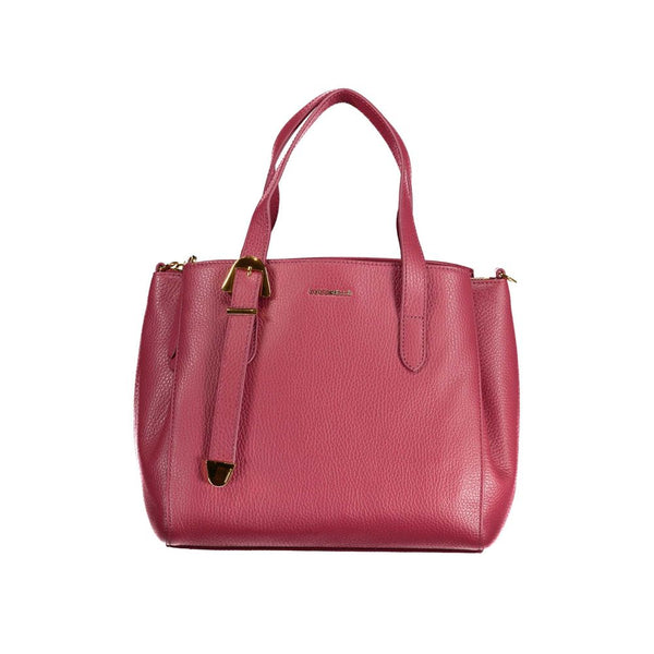 Red Leather Handbag Coccinelle