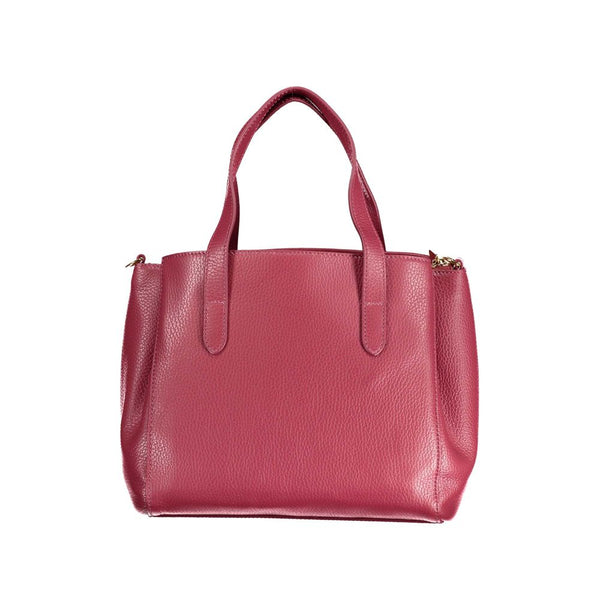 Red Leather Handbag Coccinelle