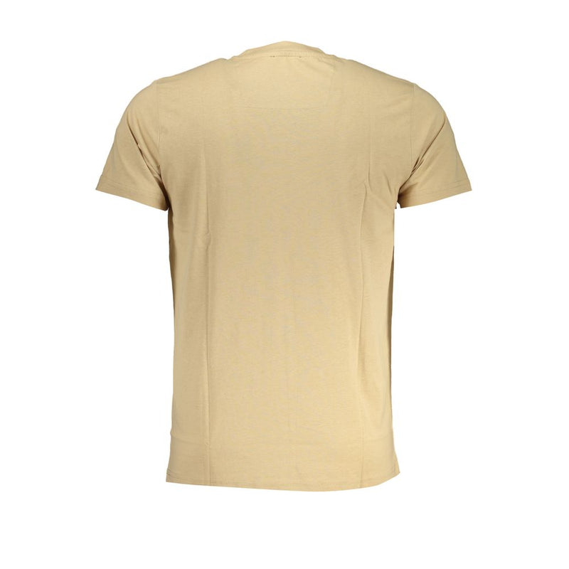 Beige Cotton T-Shirt Cavalli Class