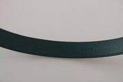 Green Gold Buckle Waist Leather Belt Dolce & Gabbana