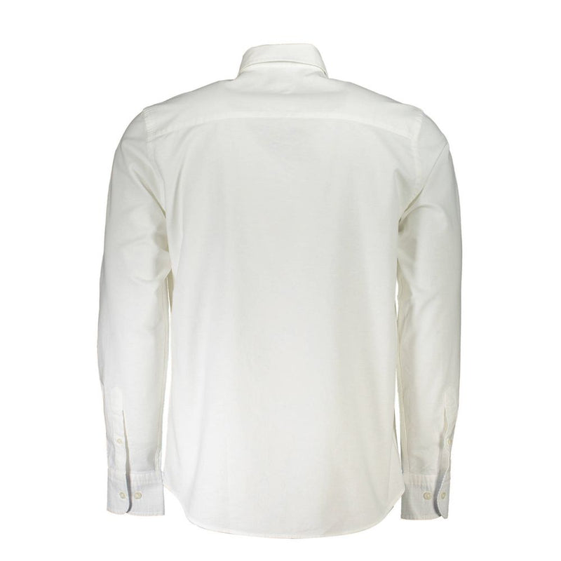 White Cotton Men Shirt North Sails