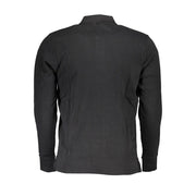 Black Cotton Polo Shirt U.S. Grand Polo