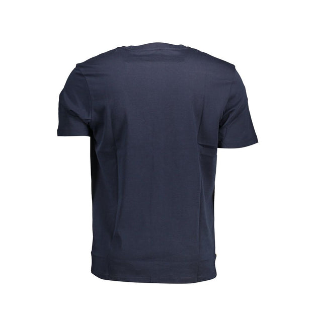 Blue Cotton Men T-Shirt Timberland