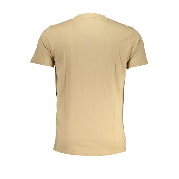 Beige Cotton T-Shirt Cavalli Class