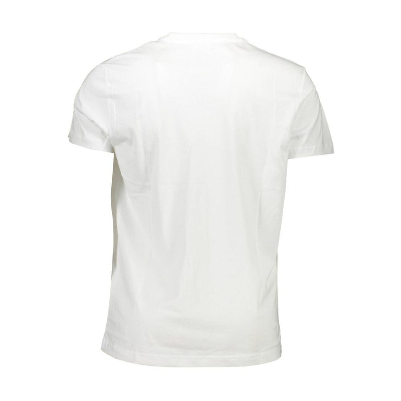 White Cotton Men T-Shirt Diesel