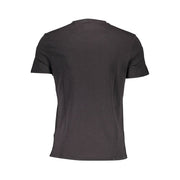 Black Cotton Men T-Shirt Guess Jeans