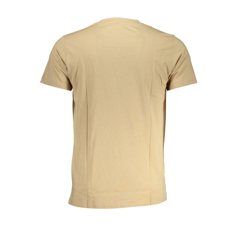 Beige Cotton T-Shirt Cavalli Class