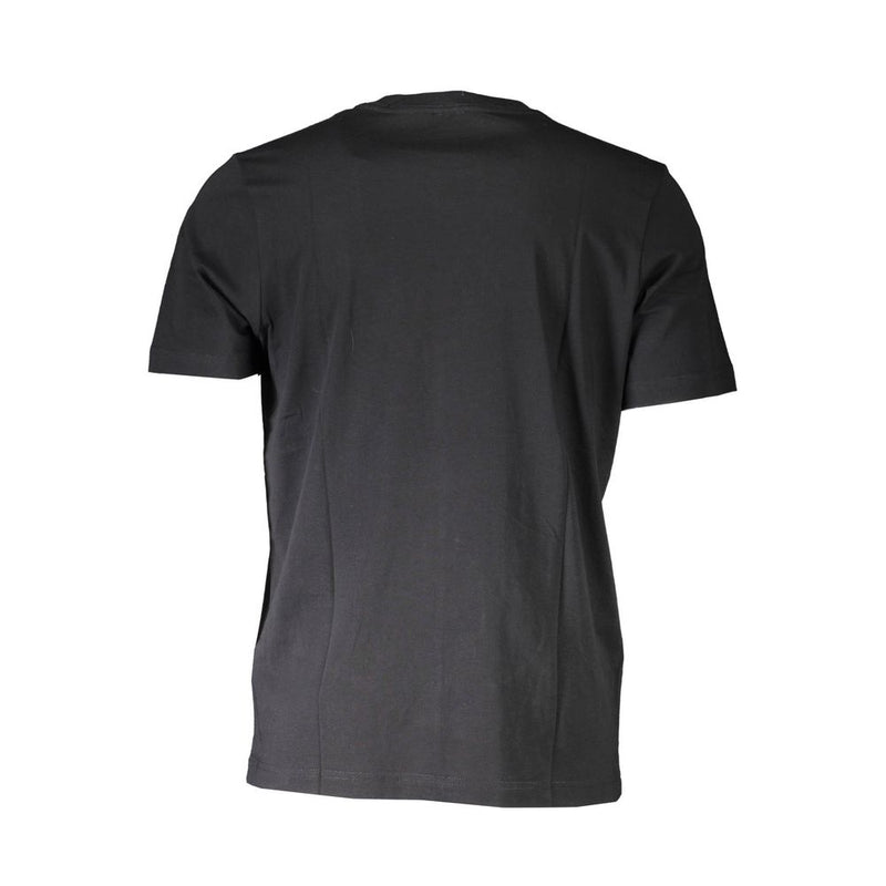 Black Cotton Men T-Shirt Diesel