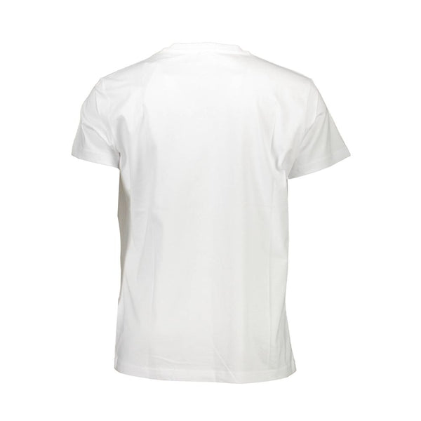 White Cotton Men T-Shirt Diesel