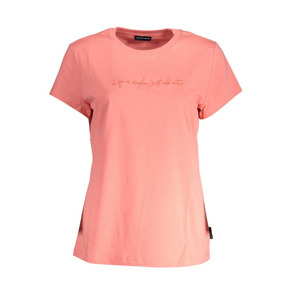 Pink Cotton Women T-Shirt North Sails