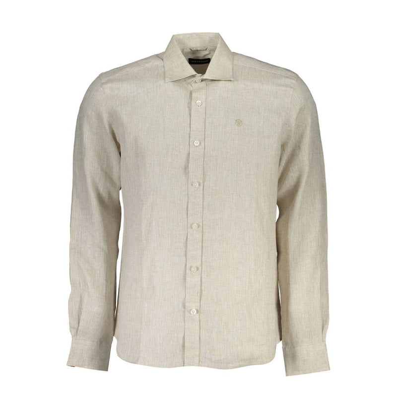 Beige Linen Men Shirt North Sails