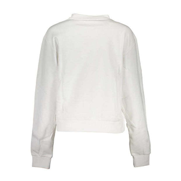 White Cotton Women Sweater Guess Jeans